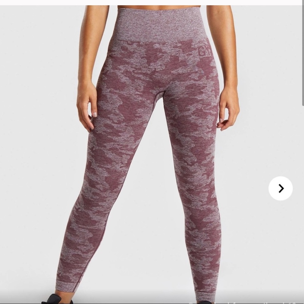 NWT Gymshark Camo Seamless Leggings